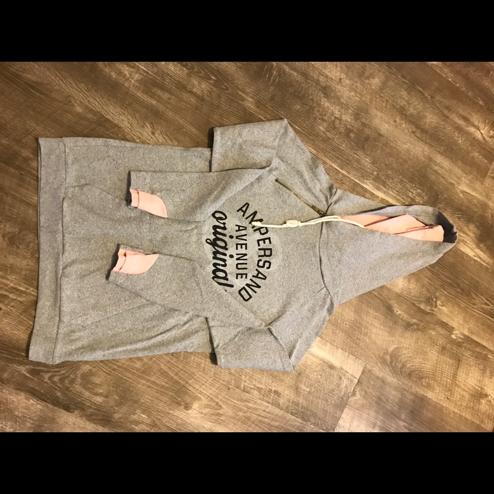 Ampersand Avenue Grey Original hoodie